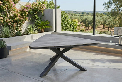 ☀️Summer Deal !☀️  Aluminium / Nonwood Tisch Volterra 170x170x75cm grau