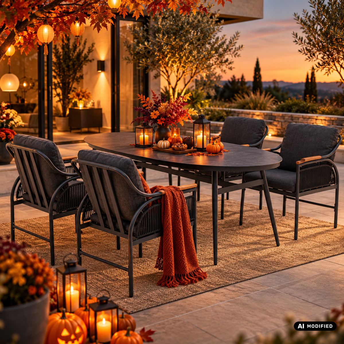 HALLOWEEN SALE 🎃 Gartenmöbel Set Valencia / sehr bequem &amp; extra hoher Rücken