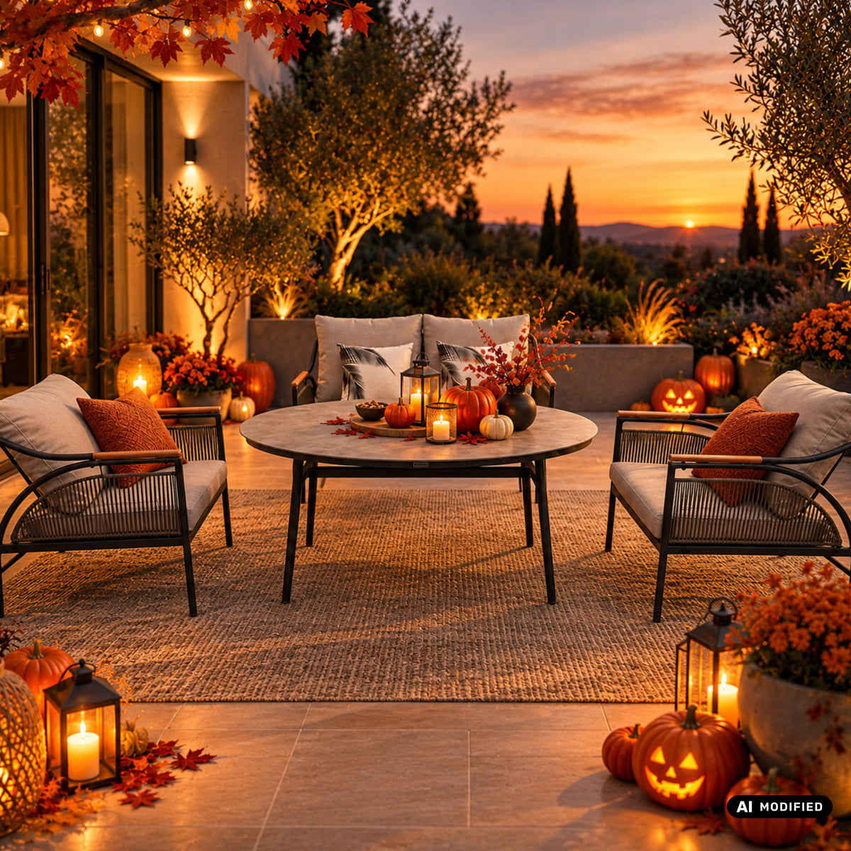 HALLOWEEN SALE 🎃 Gartenmöbel Lounge Valencia / sehr bequem &amp; extra hoher Rücken