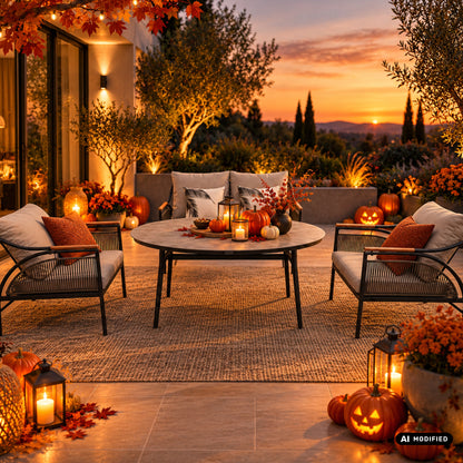 HALLOWEEN SALE 🎃 Gartenmöbel Lounge Valencia / sehr bequem &amp; extra hoher Rücken