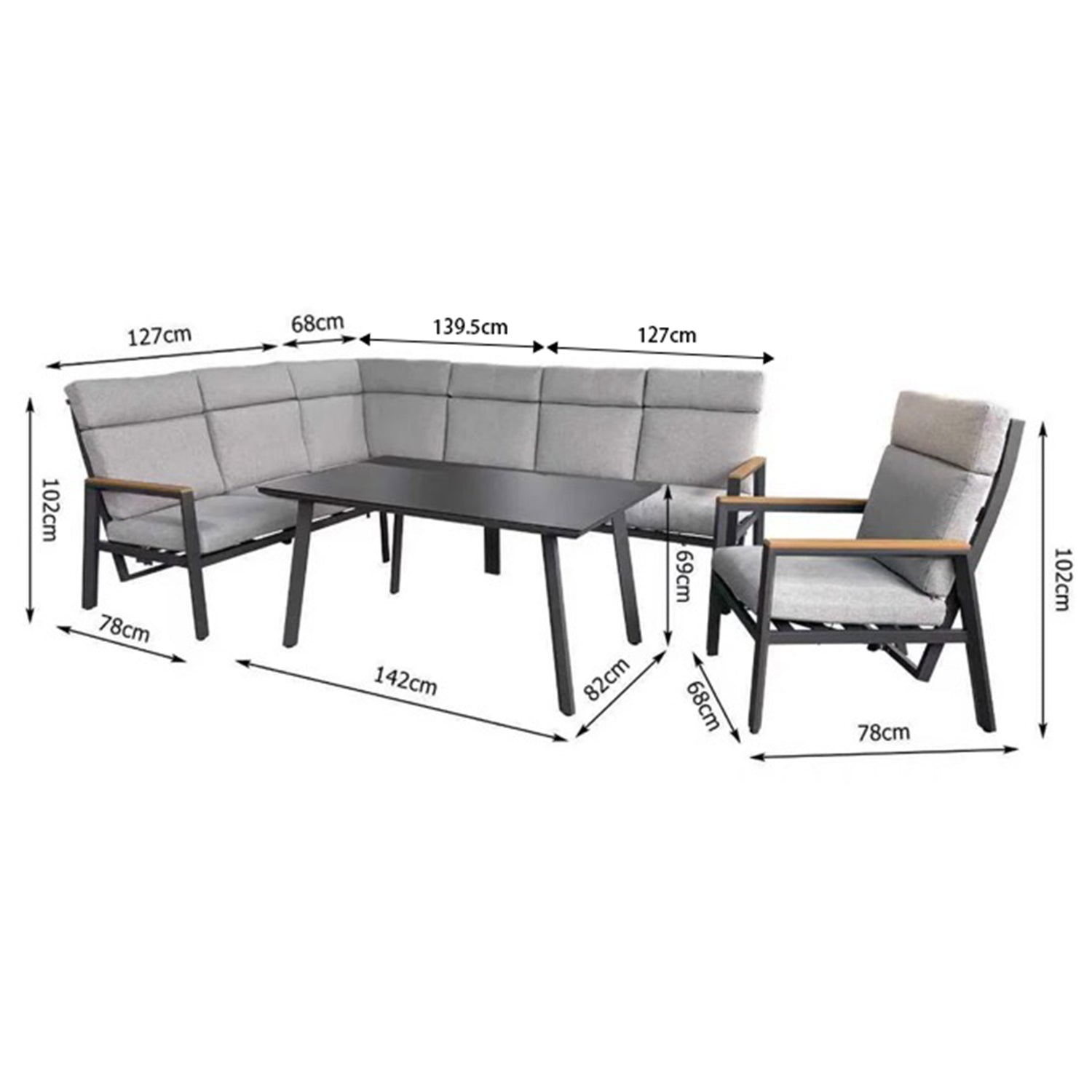 DEAL OF THE WEEK🔥  Eck-Lounge Set &amp; Sessel Vermont – Hoher Komfort trifft modernes Design / inkl. RELAX-FUNKTION per Knopfdruck!