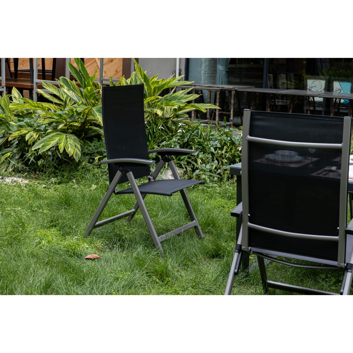 7 tlg. Premium Dining Set / Essgruppe Avantage Dark Moon inkl. 220 cm Tisch Ravello