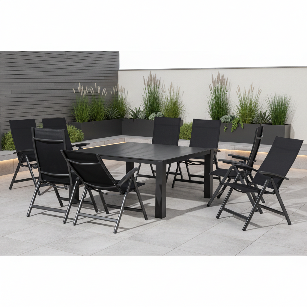 9 tlg. Dining Set / Essgruppe Avantage inkl. Dining Tisch Trento